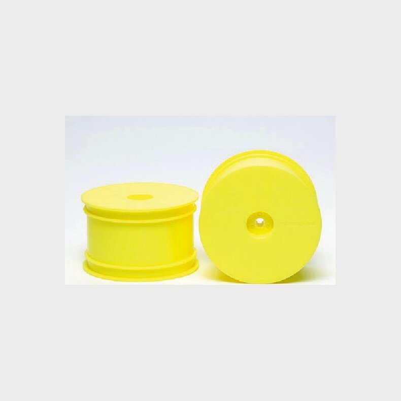 Db01 R Dish Wheels Fluo Yellow - 54287 - Tamiya