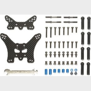 Tt-02b Carbon Fr Damper Stays - 54754 - Tamiya