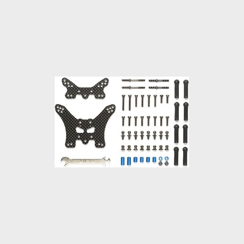 Tt-02b Carbon Fr Damper Stays - 54754 - Tamiya