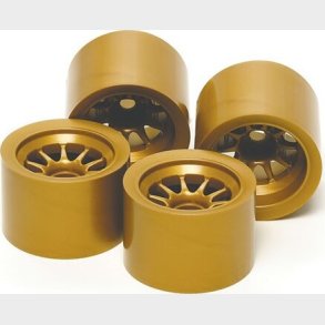 F104 Wheel Set (gold) - 54525 - Tamiya