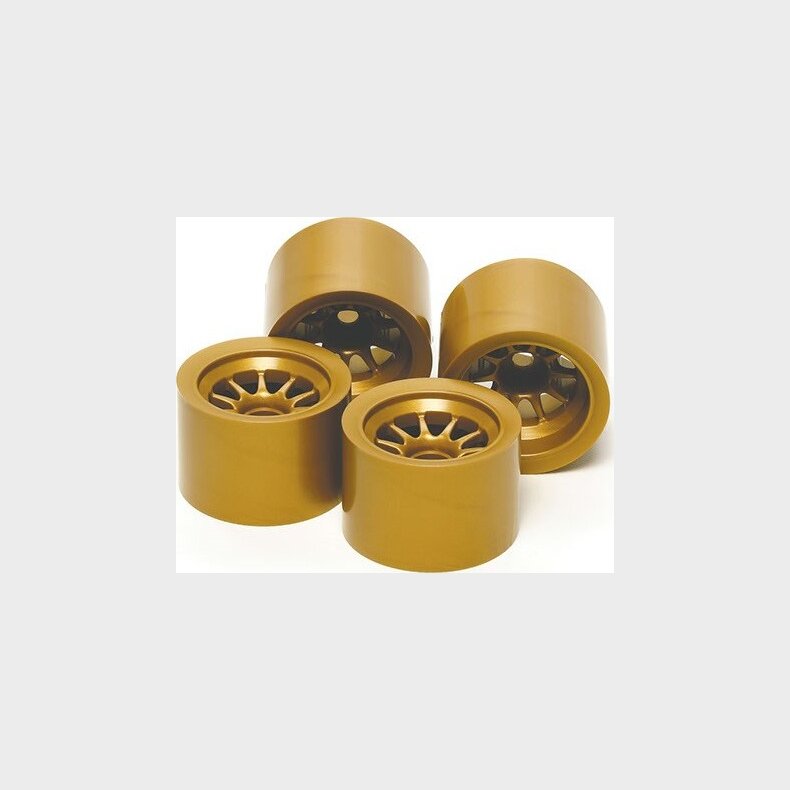 F104 Wheel Set (gold) - 54525 - Tamiya