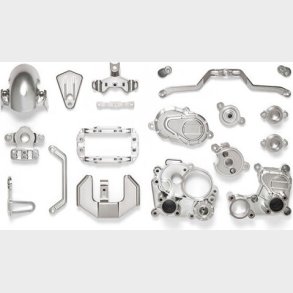 T3-01 C Parts (frame) (semi-gloss Plated) - 54822 - Tamiya
