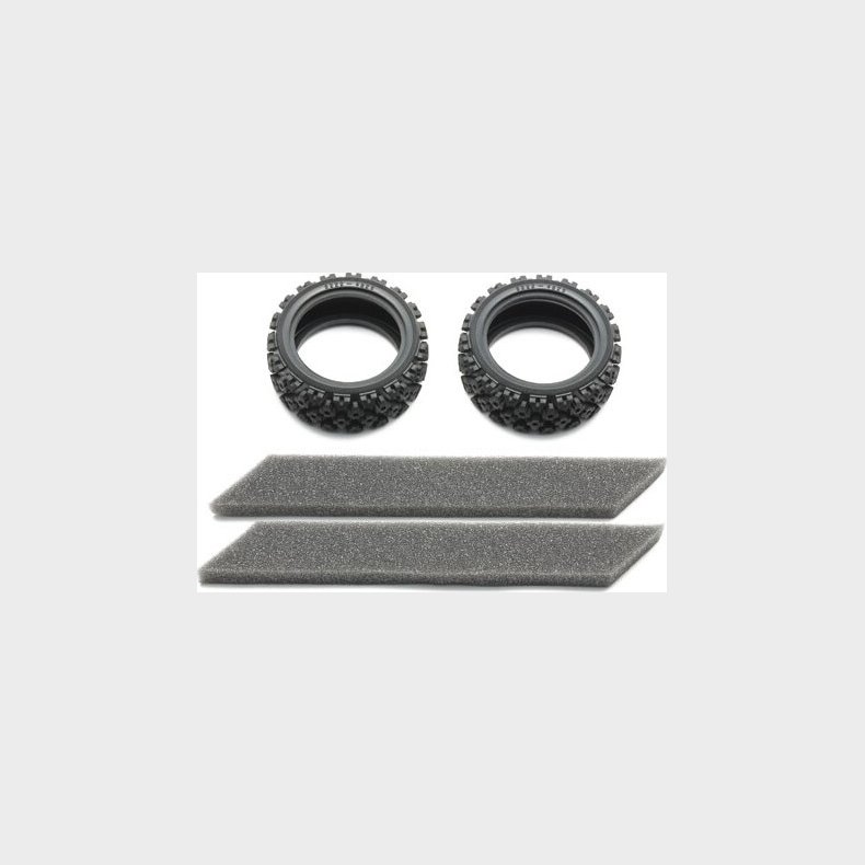 Rally Block Tires (soft/2pcs.) - 54861 - Tamiya