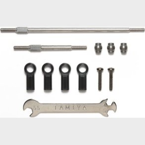 Cc-02 Stainless Steel Adjustable Tie-rod Set - 54929 - Tamiya