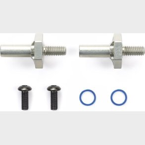 M-chassis Lightweight One-piece Aluminum Axle & Hu - 54996 - Tamiya