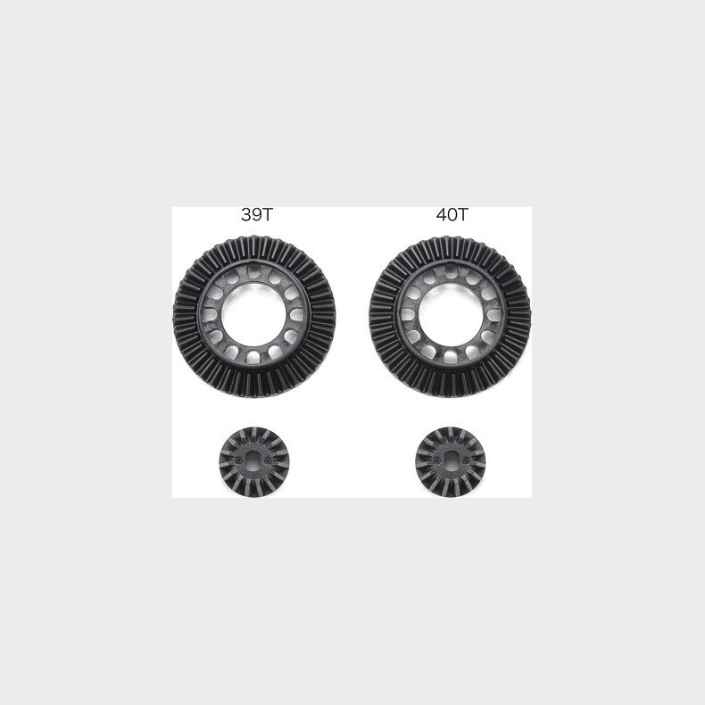 Ring Gear Set (39t, 40t) For Xv-02/tt-02 Direct Co - 51704 - Tamiya