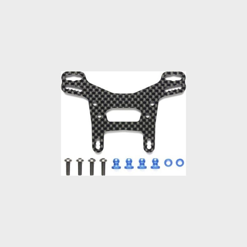 Xv-02 Carbon Damper Stay (rear) - 22058 - Tamiya