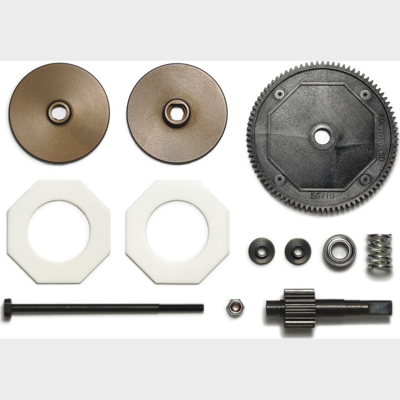 Bb-01 Aluminum Slipper Clutch Set - 22071 - Tamiya