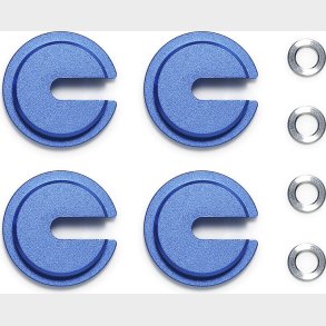 Lo-mount Alu. Retainers For Large-diameter Springs - 22080 - Tamiya