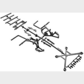 Yeti Rear Cage Componentsack - Ax31102 - Axial