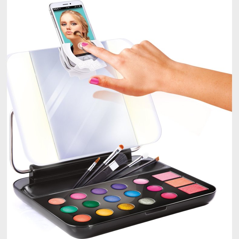 Style 4 Ever - Led Make Up Case Med Lys - Makeup St Til Brn