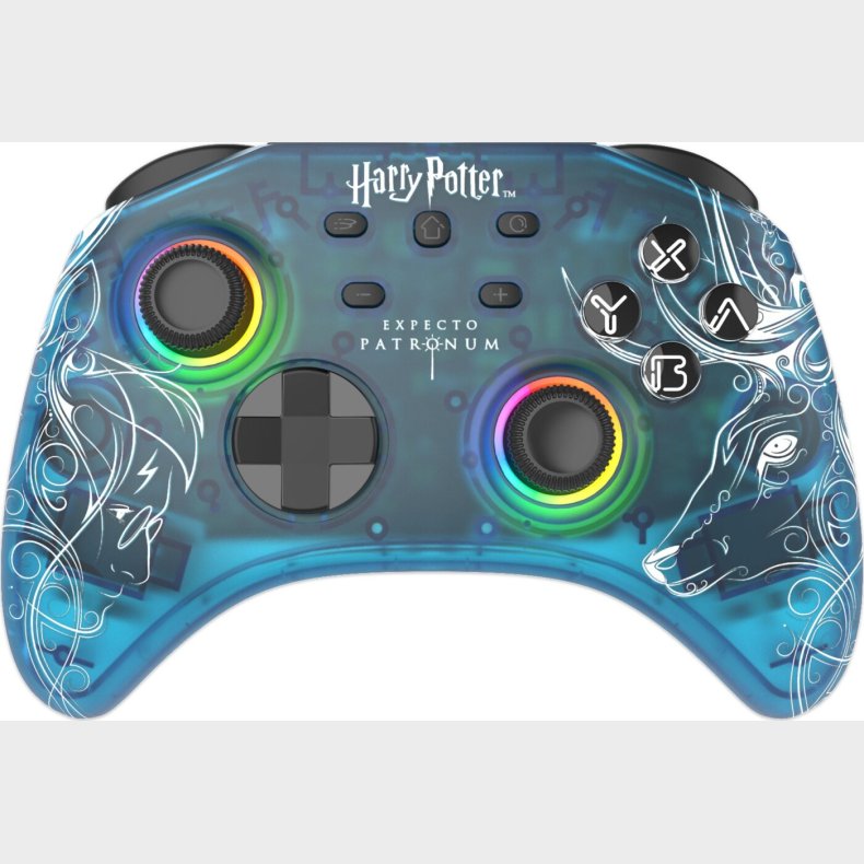 Trade Invaders Harry Potter Expecto Patronum Blue Gamepad Nintendo Switc