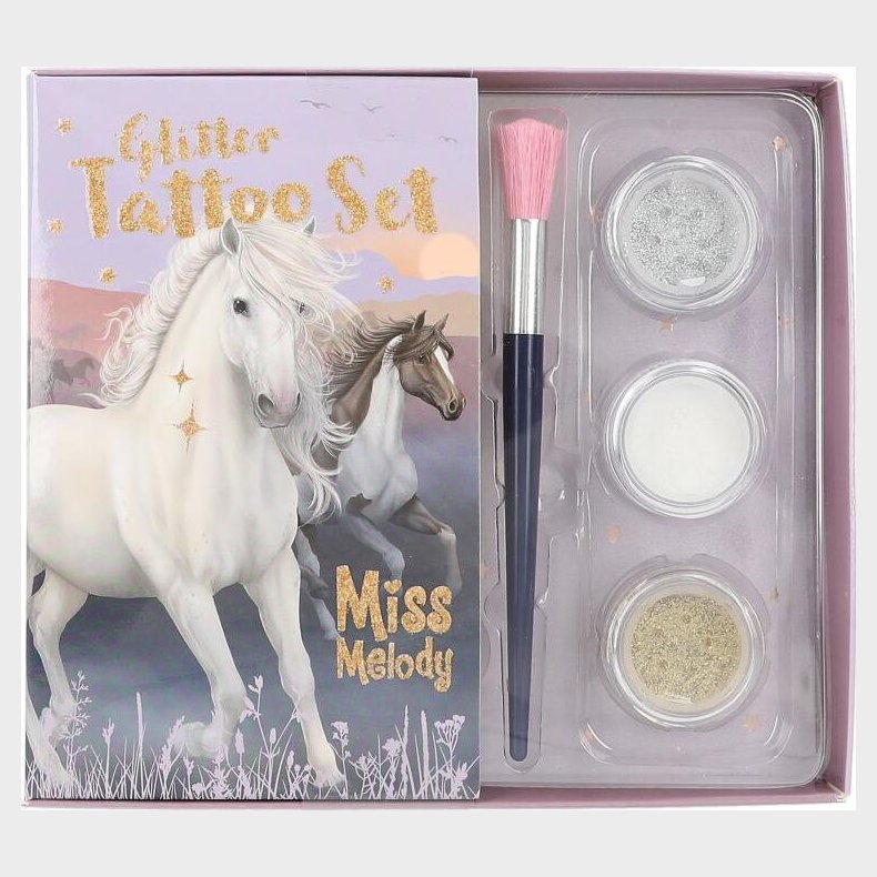 Miss Melody - Glitter Tattoo St Til Brn