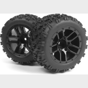 Assembled Wheel & Tyre (2pcs) - Mv150535 - Maverick Rc