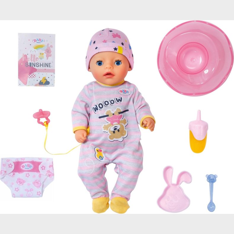 Babyborn Dukke - Little Girl Med Tilbehr - 36 Cm