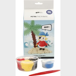 Silk Clay - Funny Friends - Diy Kit - Petra The Pirate