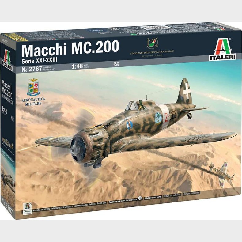 Italeri - Macchi M.c. 200 Series Xxi Byggest - 1:48 - 2767s