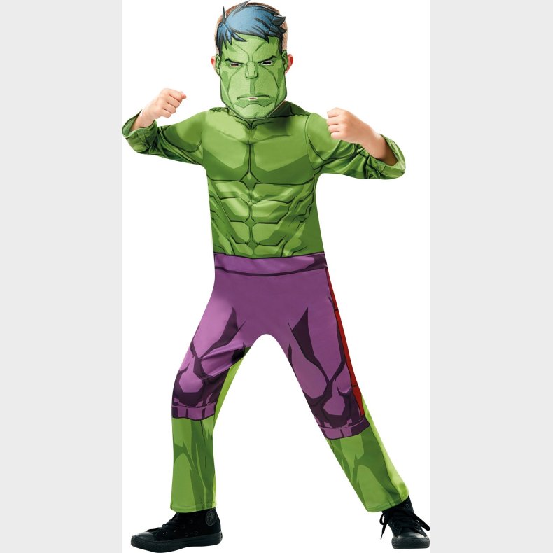 Hulk Kostume Til Brn - Marvel - Rubies - 104 Cm