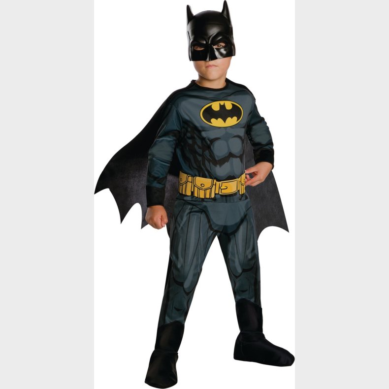 Batman Kostume Til Brn - Dc Comics - 116 Cm - Rubies