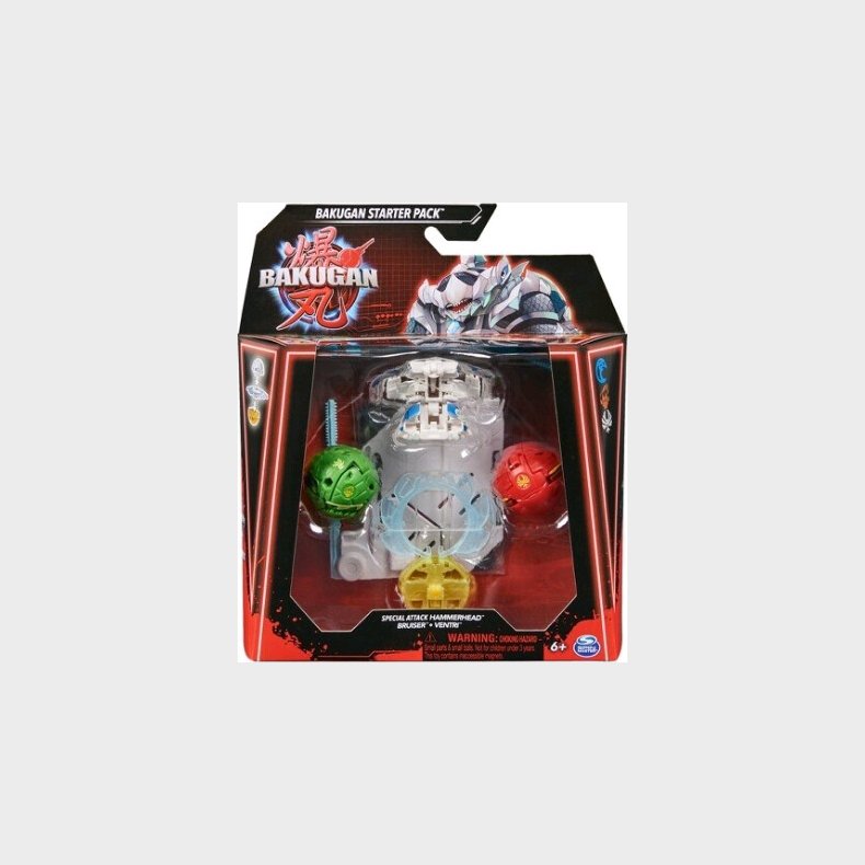 Bakugan - Starter Pack - Special Attack Hammerhead St - 3-pak