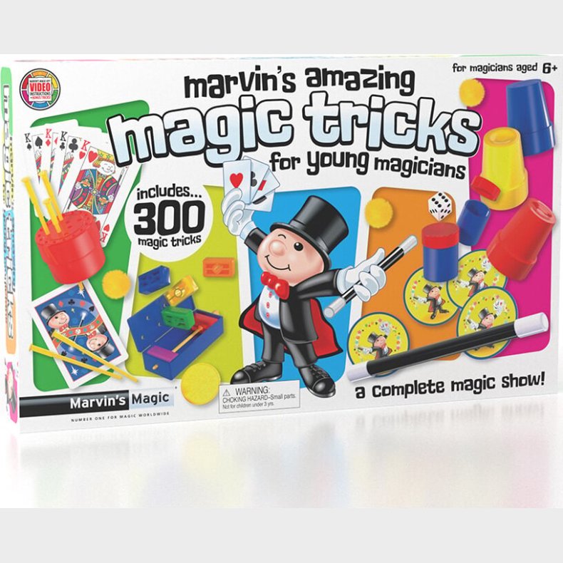Marvins Magic Tryllest - Marvins Amazing Magic Tricks - 300 Tricks