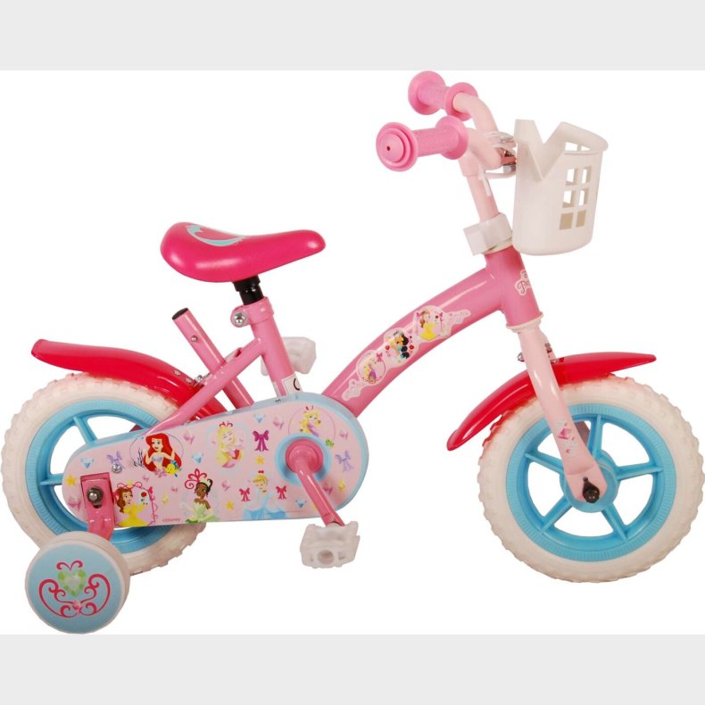 Disney Princess - Cykel Med Stttehjul Til Brn - 10" - Volare