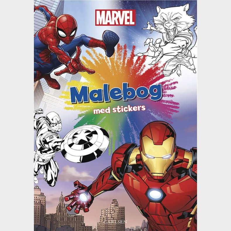 Carlsen - Malebog - Marvel - M&auml;rvel - Bog