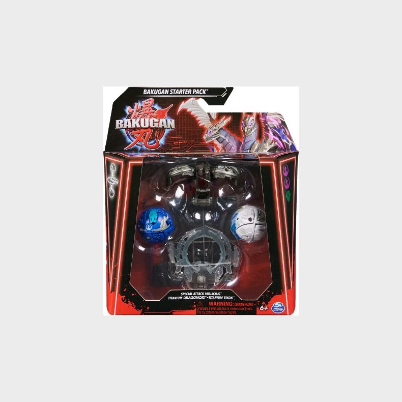 Bakugan - Starter Pack - Special Attack Nillious St - 3-pak