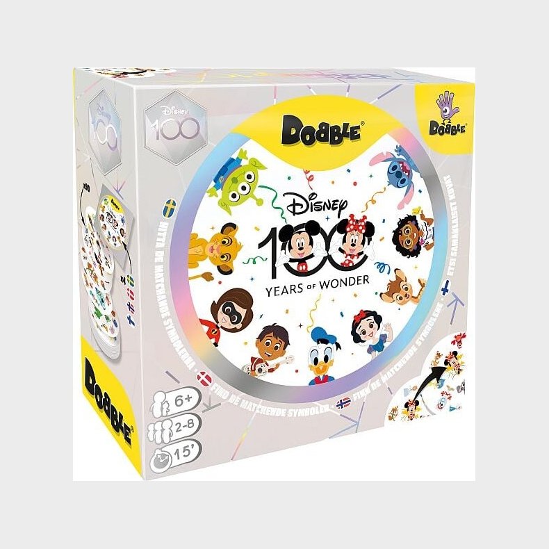 Dobble Spil - Disney 100 - Nordisk