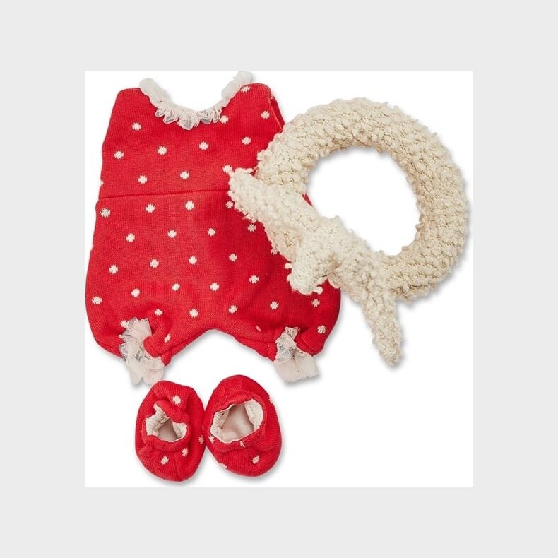 Dukketj - Sommerdragt Med Sko Og Badering - Smallstuff