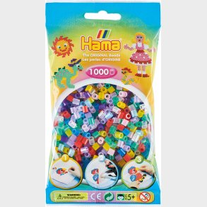 Hama Midi Perler - Transparent Mix 53 - 1.000 Stk - 207-53