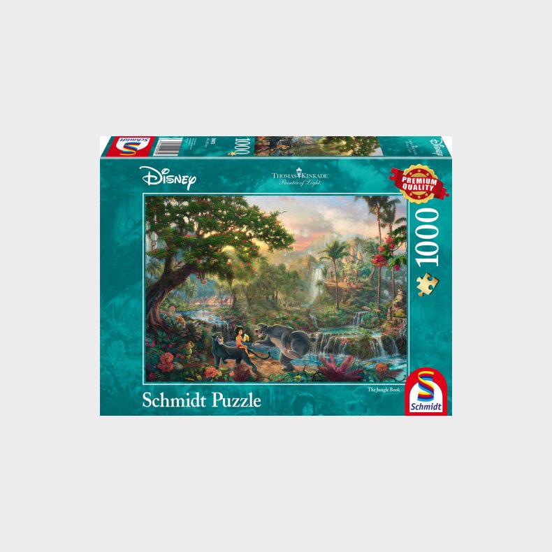 Disney Puslespil - Thomas Kinkade - Junglebogen - 1000 Brikker - Schmidt