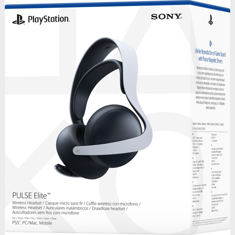 Sony - Ps5 Pulse Elite Headset - 3d Trdls - Ps5 Pc Mac