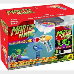 Martian Panic Game And Blaster Gun Bundle - Kode I Boks - Nintendo Switch