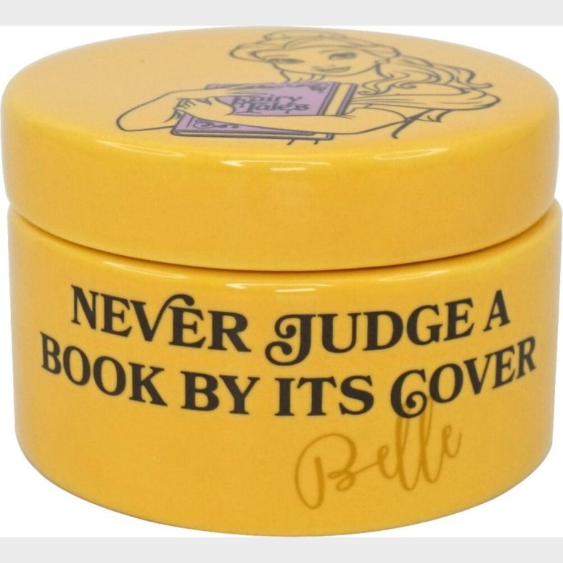 Disney - Keramik Skl Med Lg - Sknheden Og Udyret - Belle -  6 Cm