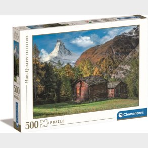 Clementoni Puslespil - Matterhorn - High Quality - 500 Brikker