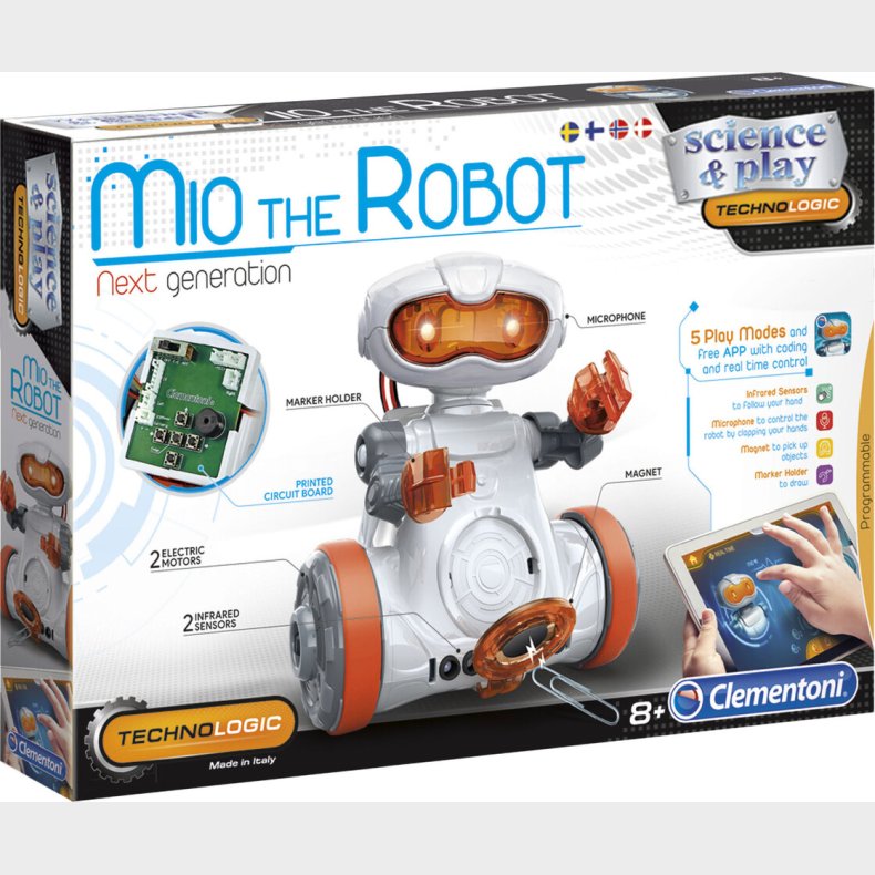 Mio The Robot - Science And Play - Fjernstyret Robot - Clementoni