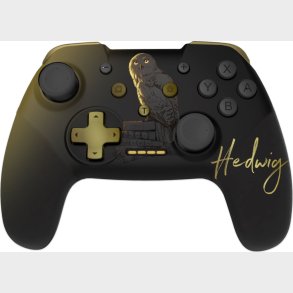 Trade Invaders Wireless Controller Harry Potter Hedwig Black (nintendo Switch)