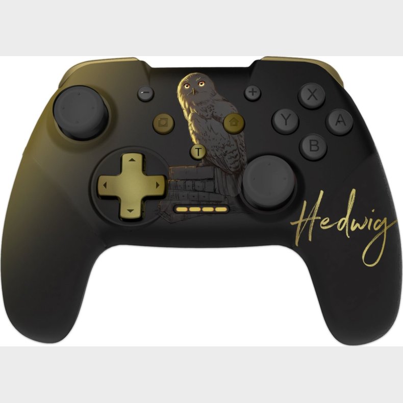 Trade Invaders Wireless Controller Harry Potter Hedwig Black (nintendo Switch)
