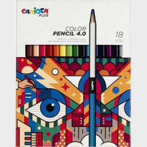 Carioca Plus - Farveblyanter - 18 Farver