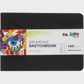 Skitsebog - A5 - Drawing Sketchbook - 20 Sider - Carioca Plus