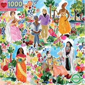 Eeboo Puslespil - 1000 Brikker - Poeternes Have