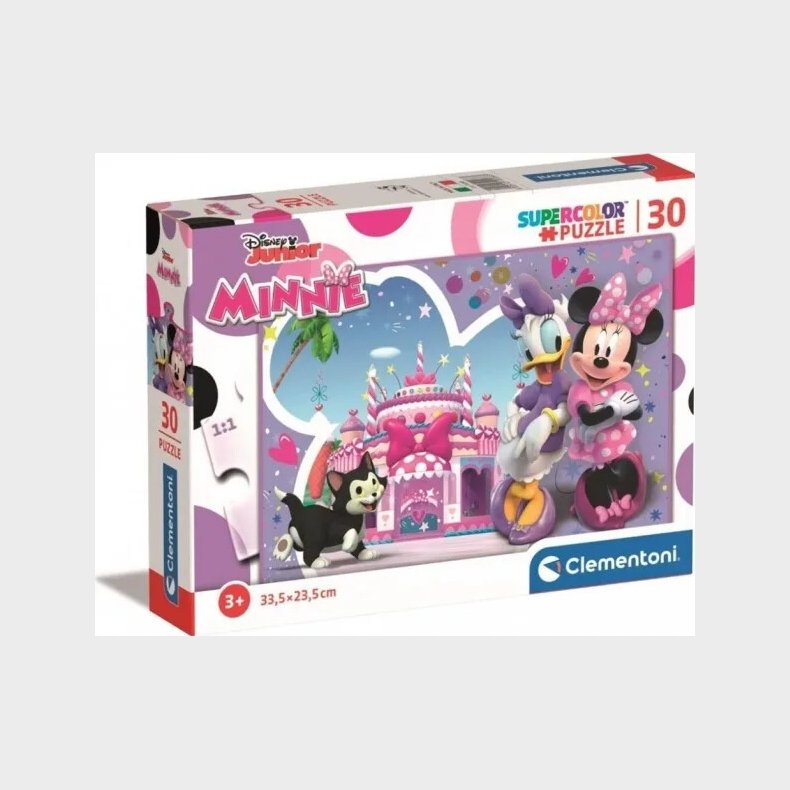 Disney Puslespil - Minnie Mouse - 30 Brikker - Clementoni