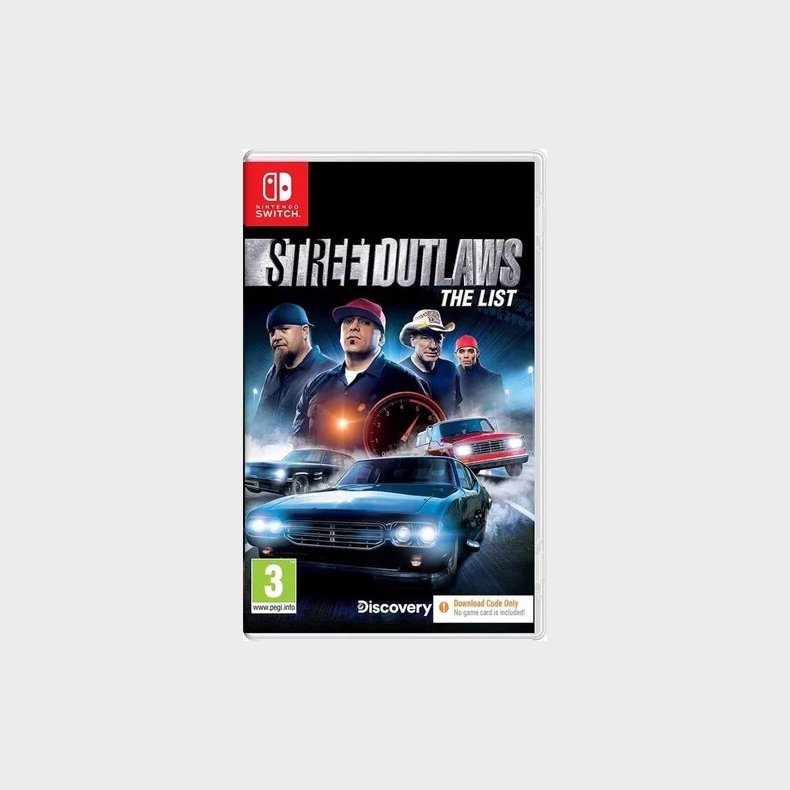 Street Outlaws: The List (code In A Box) (fr/nl/multi In Game) - Nintendo Switch