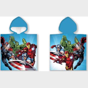 Avengers Hndklde Poncho Til Brn - Marvel - 50x100 Cm