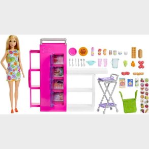 Barbie - Dream Pantry Legest Med Dukke Og Tilbehr