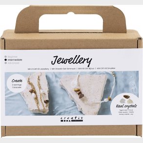 Mini Diy Kit Smykker - Krystalhalskde Og -reringe