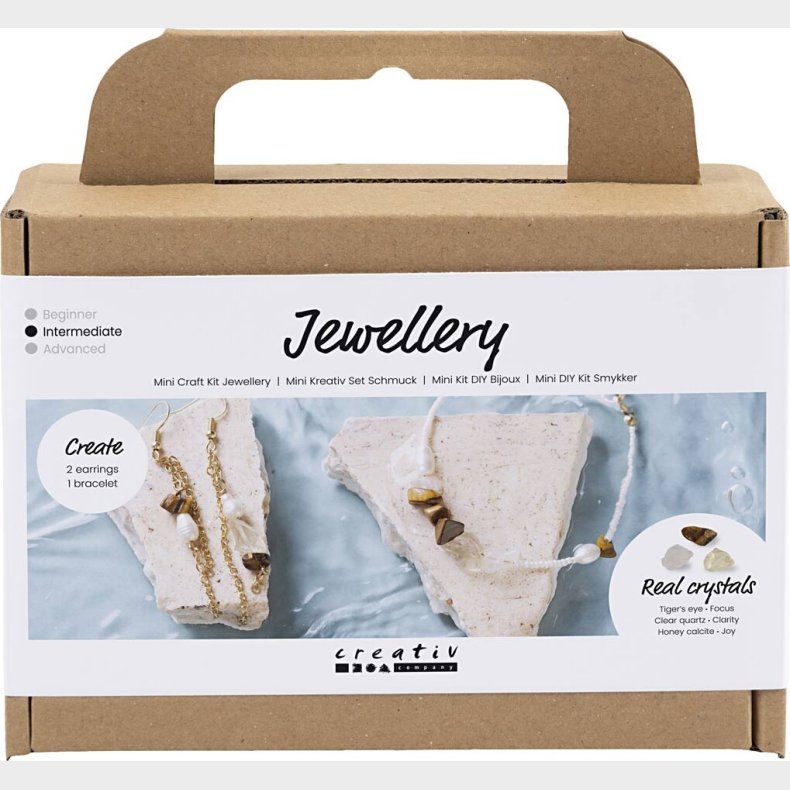 Mini Diy Kit Smykker - Krystalhalskde Og -reringe