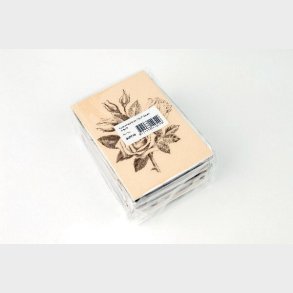 Gummistempel 14x10 Rose