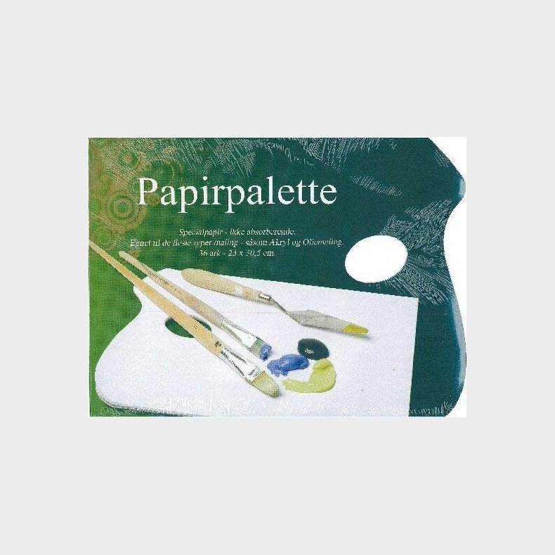 Papirpalette 23x30,5cm 36 Ark - Artino